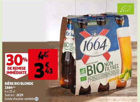 Promo Bière Bio Blonde chez Auchan iCatalogue fr