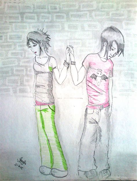 Sad Emo Drawings at PaintingValley.com | Explore collection of Sad Emo ...