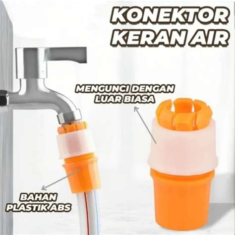 Jual Konektor Selang Kran Air Alat Sambungan Kran Air Flexible Adaptor