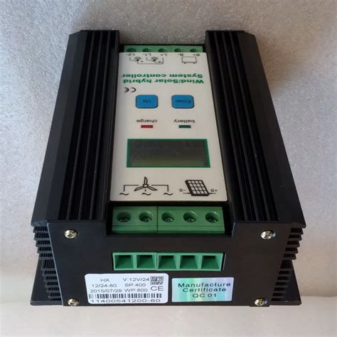 Wind Solar Hybrid Charge Controller 12v 24v For 800w 600w 400w Wind Turbine Generator 400w 300w