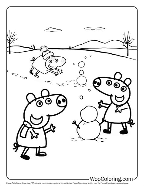 100 Peppa Pig Coloring Pages Free Pdf To Print Woo Coloring