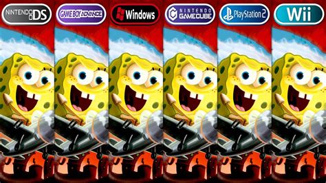 Spongebob Creature From The Krusty Krab Gba Vs Ds Vs Pc Vs Gamecube