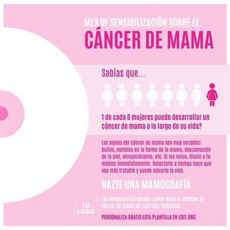 Carteles y folletos de Cáncer de Mama para imprimir