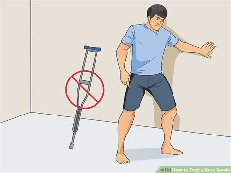 How To Treat A Knee Sprain 13 Steps With Pictures Wikihow