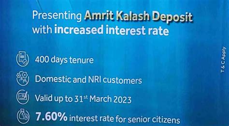 Sbi Amrit Kalash The Fixed Deposit That Gives You Better Interest