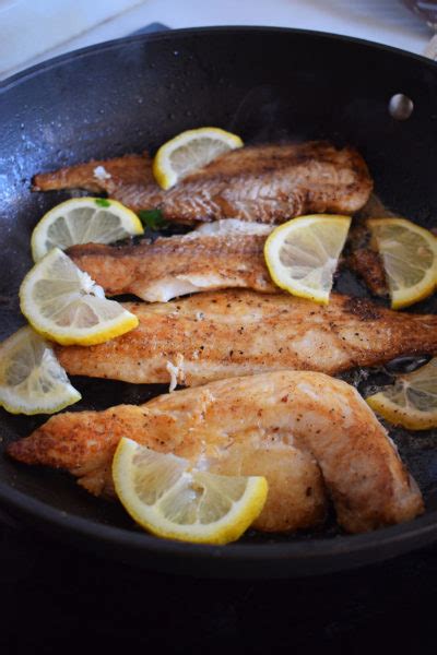 Pan Fried Perch With Lemon Parsley Sauce Julias Cuisine