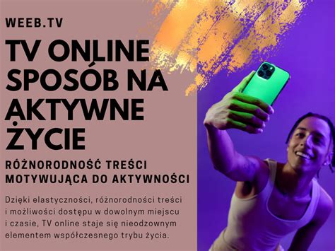 Tv Online Spos B Na Aktywne Ycie Weeb Tv Blog