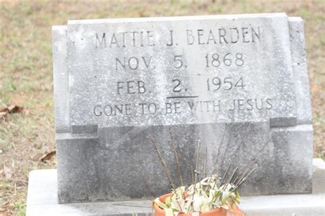 Martha Jane Chatham Bearden Find A Grave Memorial