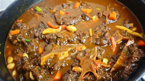 How To Make Real Authentic Jamaican Oxtail Step By Step Best Ever Oxtail Recipe Youtube