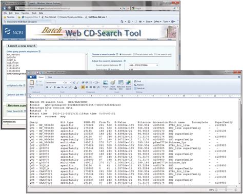 The Web Interface To Batch Cd Search An Input Dialogue Lets The User