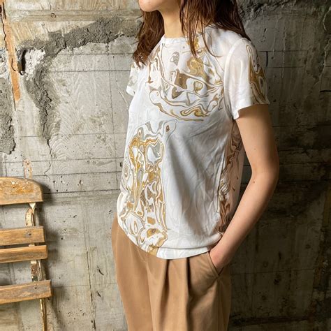 Pas Deux Pareils【パ・ドゥ・パレイユ】テーラーtシャツ 2pct−002su White Marble Size F