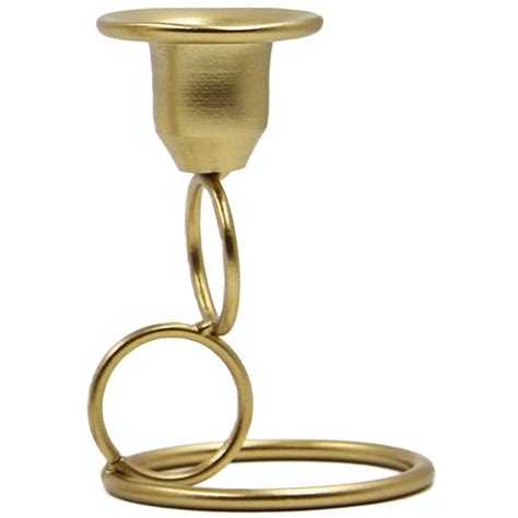 Metal Ring Candle Holder Candlestick Holder Pillar Candle Holder Party