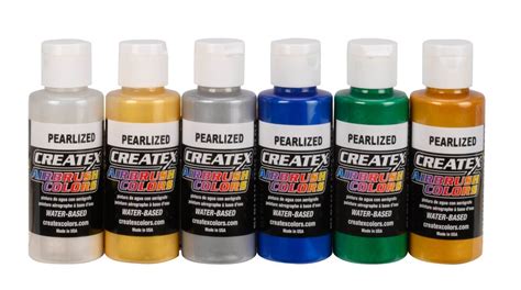 Createx Colors 5804 00 Airbrush Pearl 60 Ml Set De 6 Colores