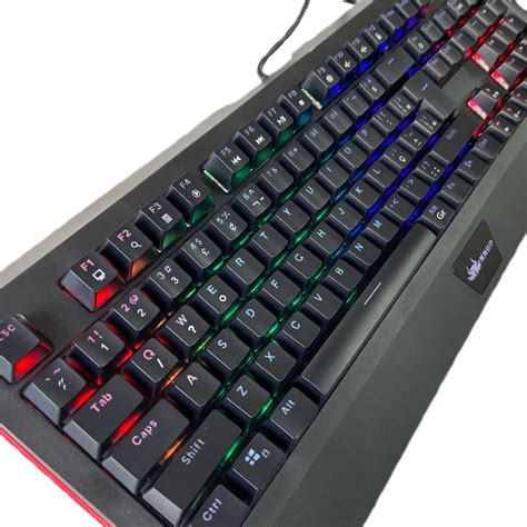 Teclado Gamer Mecanico Switch Blue Knup Kp Tm Chroma