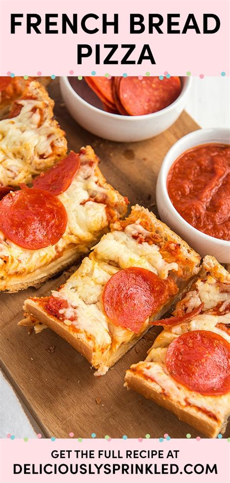 French Bread Pizza Recipe Deliciously Sprinkled