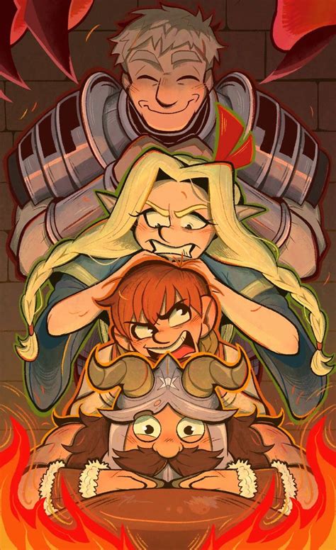 Dungeon Meshi Print Dunmeshi Etsy Canada In 2024 Darkest Dungeon