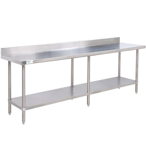 Regency 24 X 96 16 Gauge Stainless Steel Commercial Work Table With 4