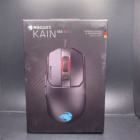 Used ROCCAT Kain 120 Aimo RGB Gaming Mouse Black ROC 11 612 BK