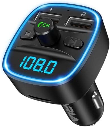 Oria Bluetooth Fm Transmitter For Car Upgraded Wireless In Car Radio