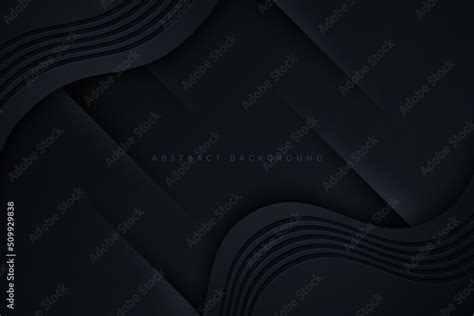 Wavy black background Stock Vector | Adobe Stock