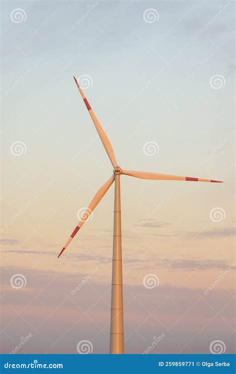 Wind Turbines Energy Production Using Clean And Renewable Energy Sources Agricultural Fields