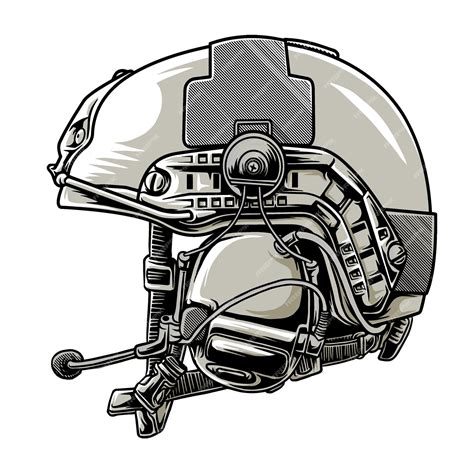 Premium Vector Design Tactical Helmet Military