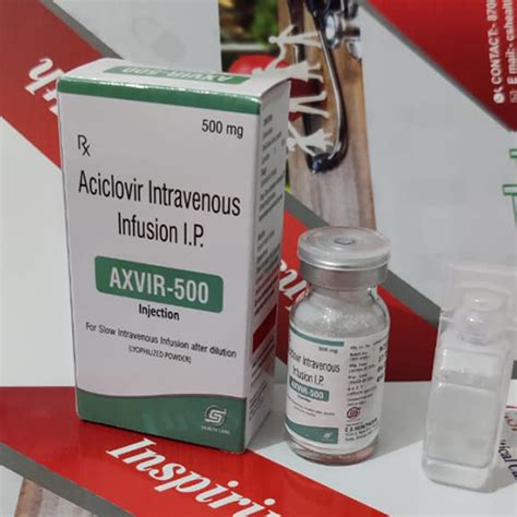 Axvir Aciclovir Intravenous Infusion I P C S Healthcare