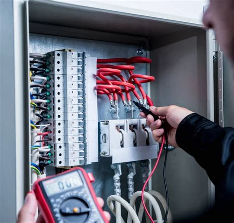 Close Electrical Measurements Multimeter Tester — Stock Photo © Romaset