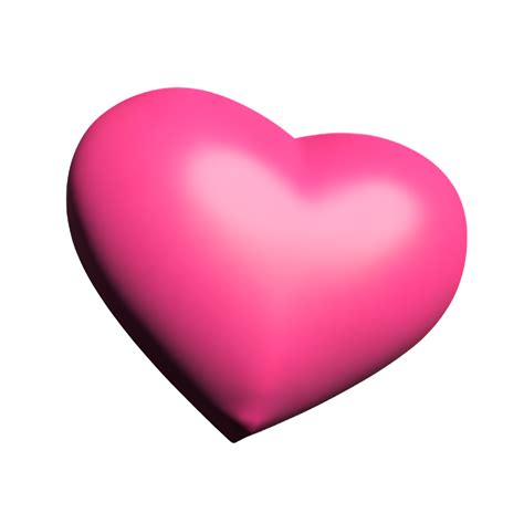 Pink Heart 3d Rendering Icon Illustration 29254123 Png