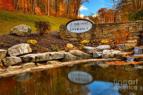 7 Springs Resort Entrance Photograph by Adam Jewell - Fine Art America