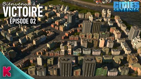 Quartier Imbriqué et déjà les 1ers Bouchons miam Cities Skylines