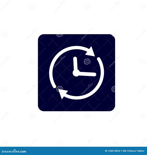 Icono Del Reloj Ejemplo Del Vector Ejemplo Del Vector Del Icono Del