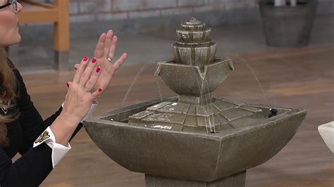 Bernini Bergamo Dancing Waters Fountain On Qvc Youtube