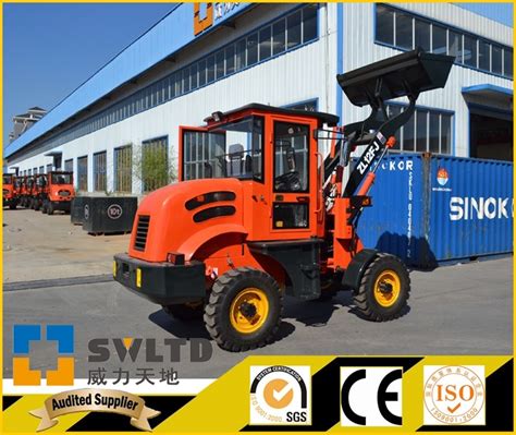 Mini Loader Small Wheel Loader Zl 12f With CE Mini Loader And Mini