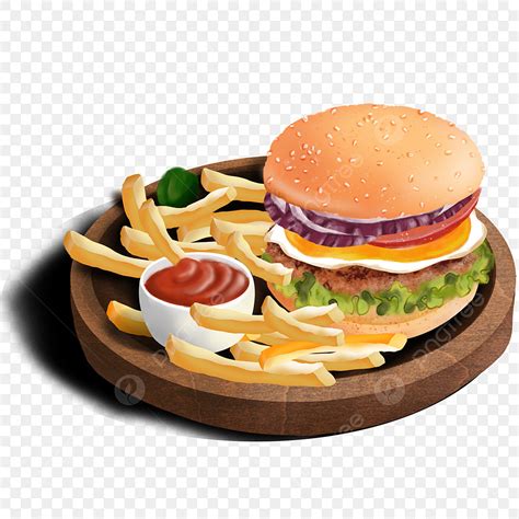 Hamburgers And Fries Clipart