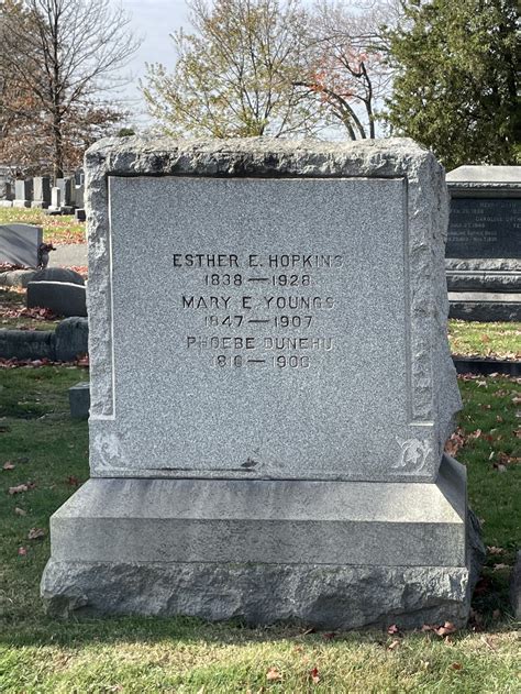 Esther Elizabeth Dunehu Hopkins (1838-1928) - Find a Grave Memorial