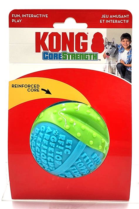 Kong Corestrength Ball Large Durable Core Strength Fetch And Chew Dog Toy