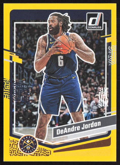 Panini Donruss Yellow Flood Deandre Jordan For Sale