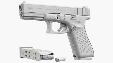 Modelo 3d Pistola Glock 17 Gen 5 Turbosquid 1886990