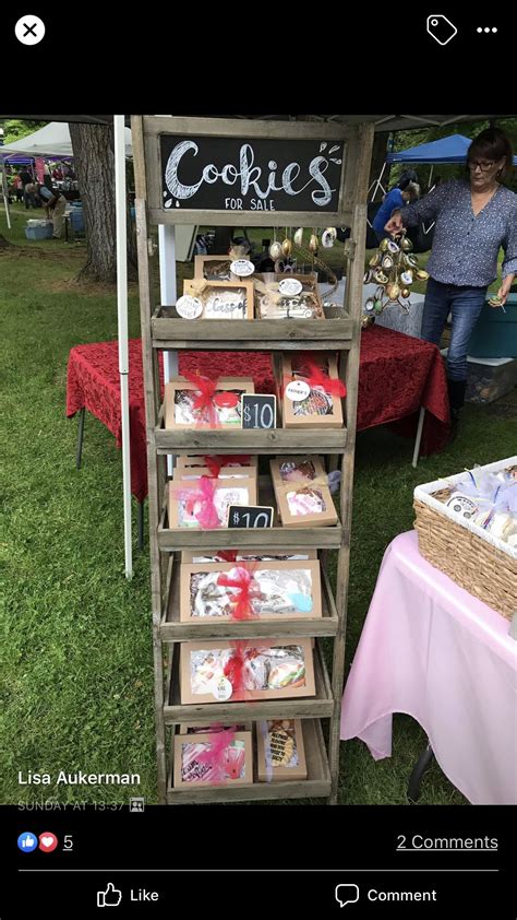 Pin By Amee Park On Shows Markets Bake Sale Displays Cookie Display Bake Sale