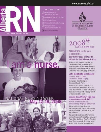 I Am A Nurse College Association Of Registered Nurses Of Alberta