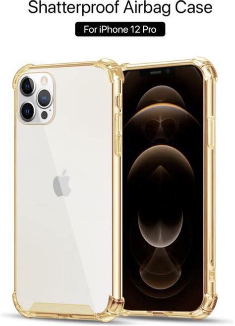 Apple Iphone 12 12 Pro Shockproof Case Gold