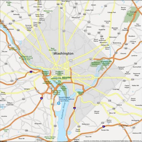 Washington Dc Zip Code Map Gis Geography