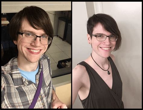 Mtf 2 Days Vs 7 Months Hrt And A New Haircut Transtimelines