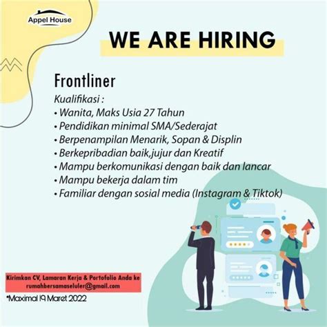 Lowongan Kerja Frontliner Di Appel House LokerJogja ID