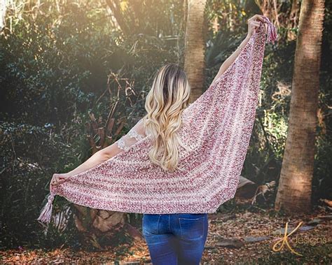 Faroese Triangle Crochet Shawl Pattern Briana K Designs