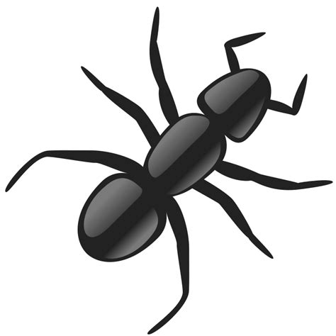 Ant black and white cute cartoon ant clip art library - WikiClipArt