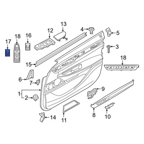 Bmw Oe Front Liftgate Latch Release Switch