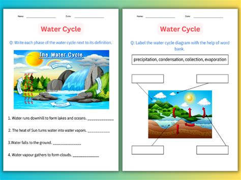 Second Grade Water Cycle Quiz Teacher Made Twinkl Worksheets Library