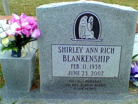 Shirley Ann Rich Blankenship 1938 2007 Find A Grave Memorial